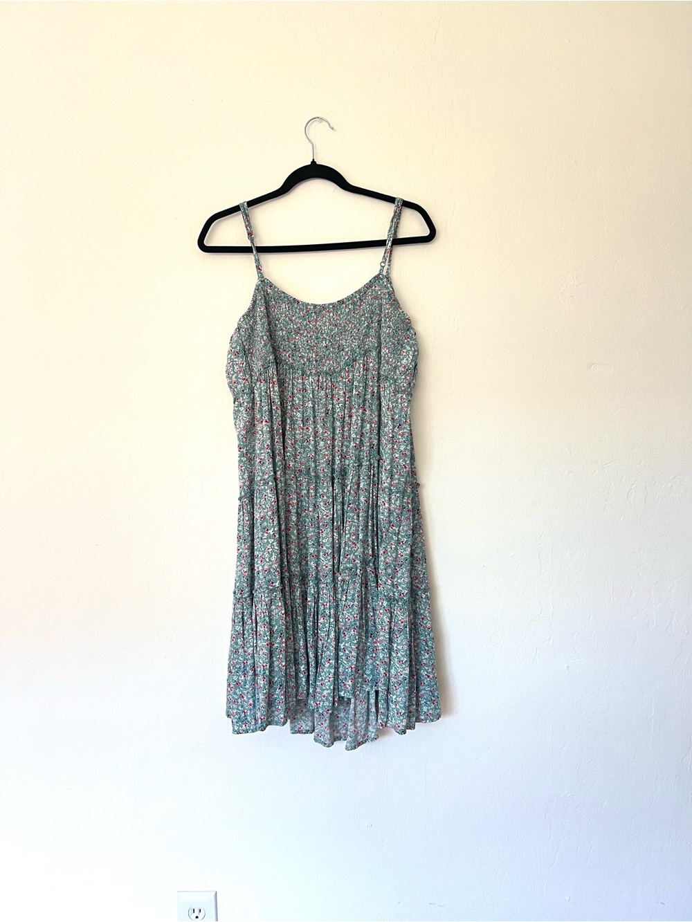 Lucky Brand Floral Print Tiered Mini Dress - Picture 7 of 9